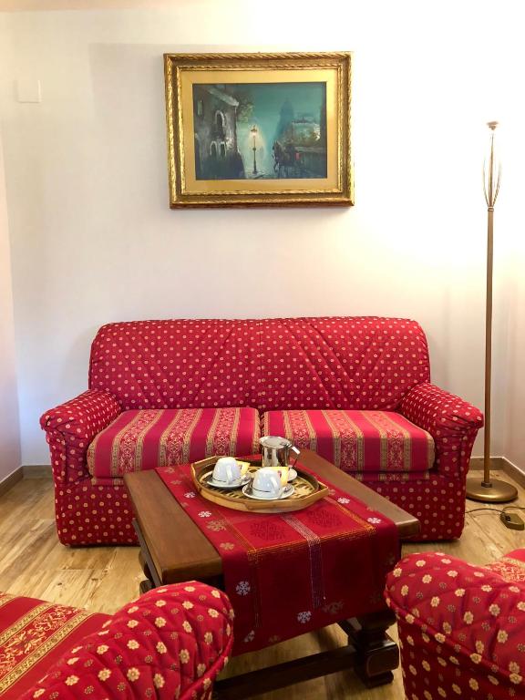 Posezení v ubytování Hotel Zeni