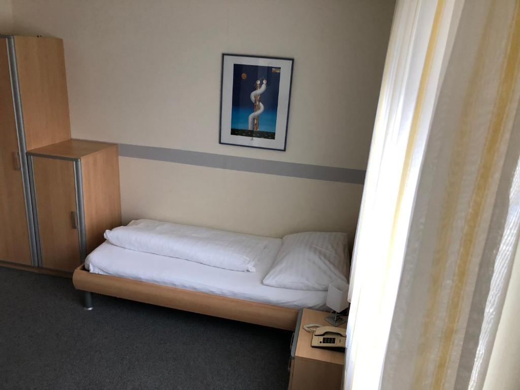 Postel nebo postele na pokoji v ubytování Schlafgut