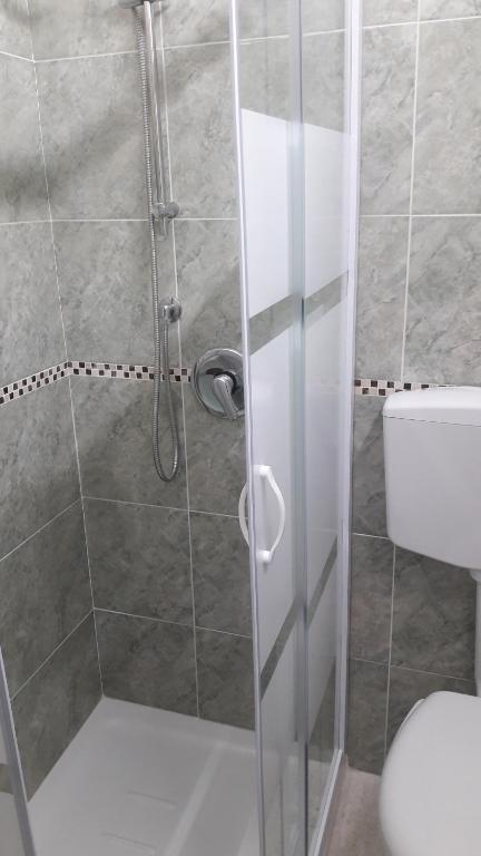Koupelna v ubytování Vendicari