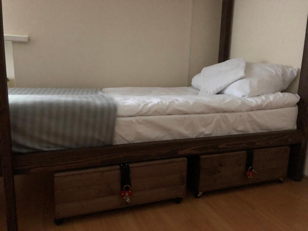 Postel nebo postele na pokoji v ubytování Rock'n'hostel