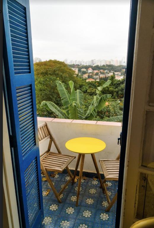 Balkón nebo terasa v ubytování Paradiso Hostel & Suites - TOP 1 DE SÃO PAULO