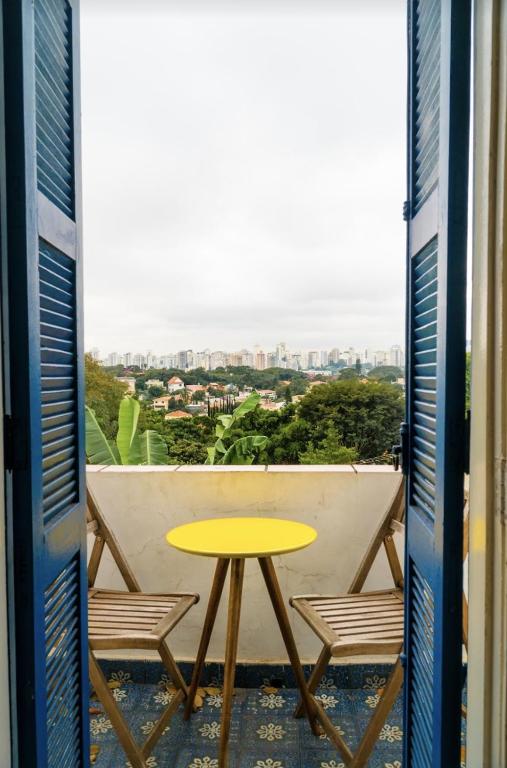 Balkón nebo terasa v ubytování Paradiso Hostel & Suites - TOP 1 DE SÃO PAULO