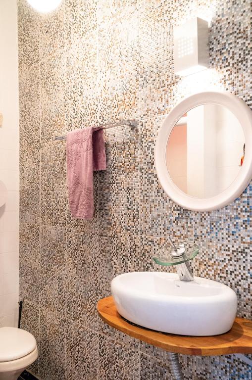 Koupelna v ubytování Paradiso Hostel & Suites - TOP 1 DE SÃO PAULO
