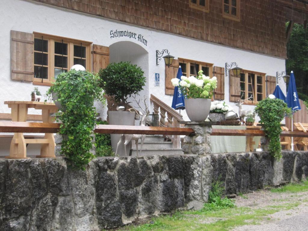 Zahrada ubytování Schwaigeralm