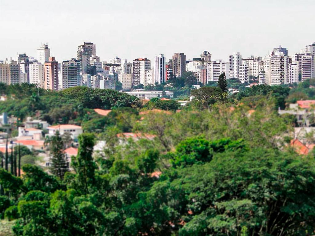 Nespecifikovaný výhled na destinaci São Paulo nebo výhled na město při pohledu z hostelu