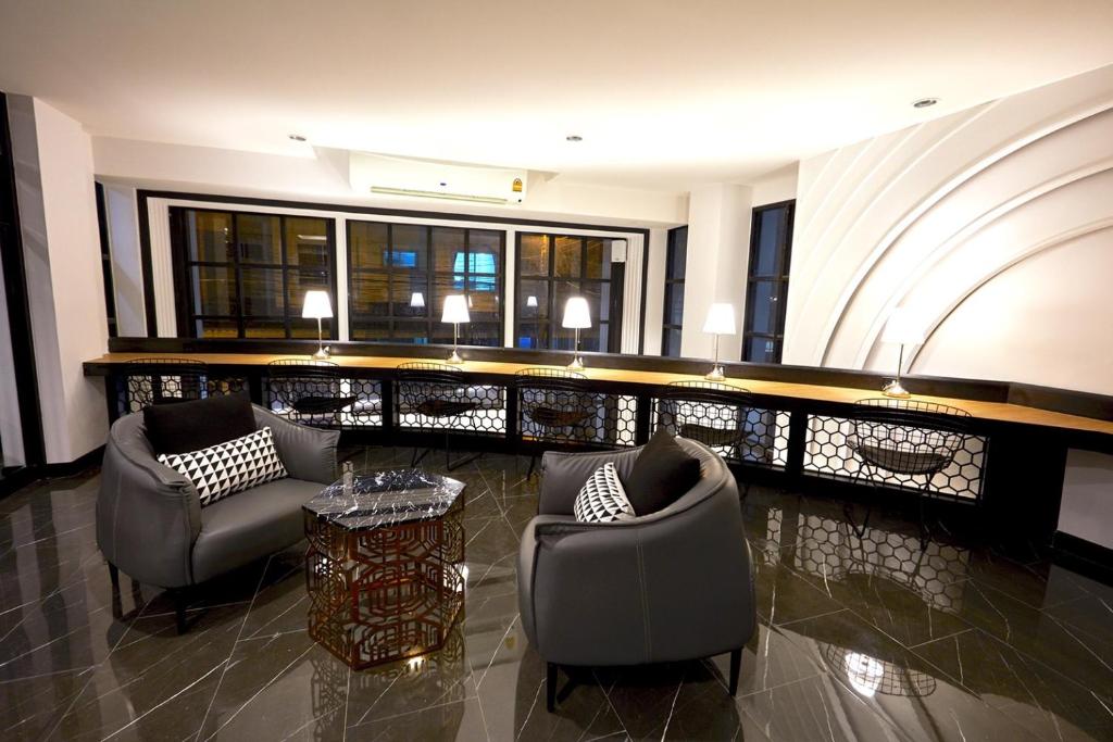Posezení v ubytování Chezzotel Pattaya