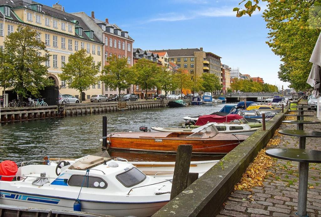 Photo de la galerie de l'établissement Luxurious Boutique Apartment, inner city, next to Canals and Metro station, à Copenhague