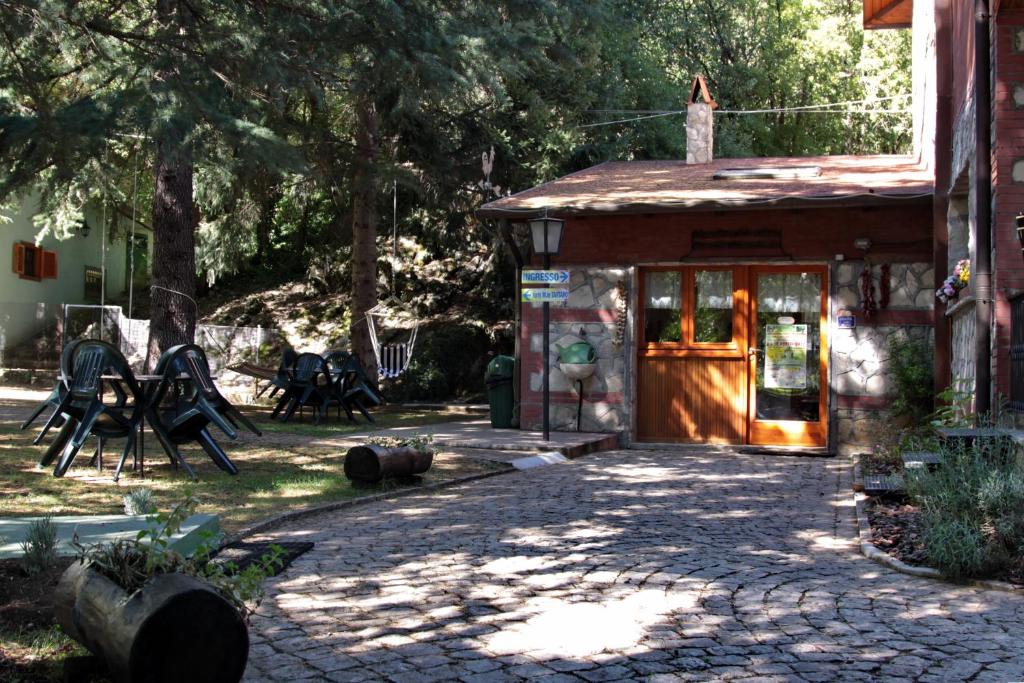 Zahrada ubytování B&B Villa Tina
