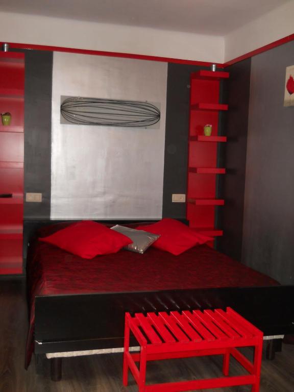 Postel nebo postele na pokoji v ubytování Le K d'Or