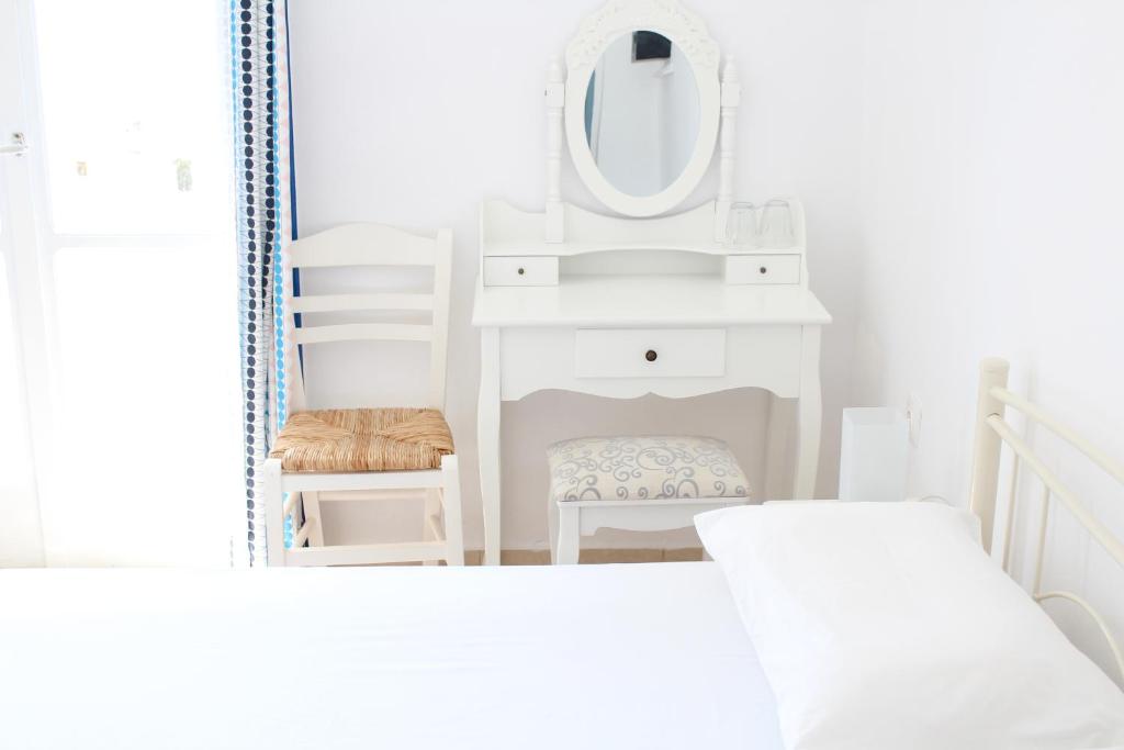 Letto o letti in una camera di Mare Blue Ios