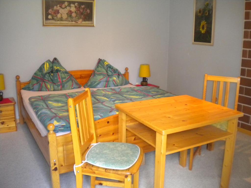 Postel nebo postele na pokoji v ubytování Ferienhaus Dobernigg