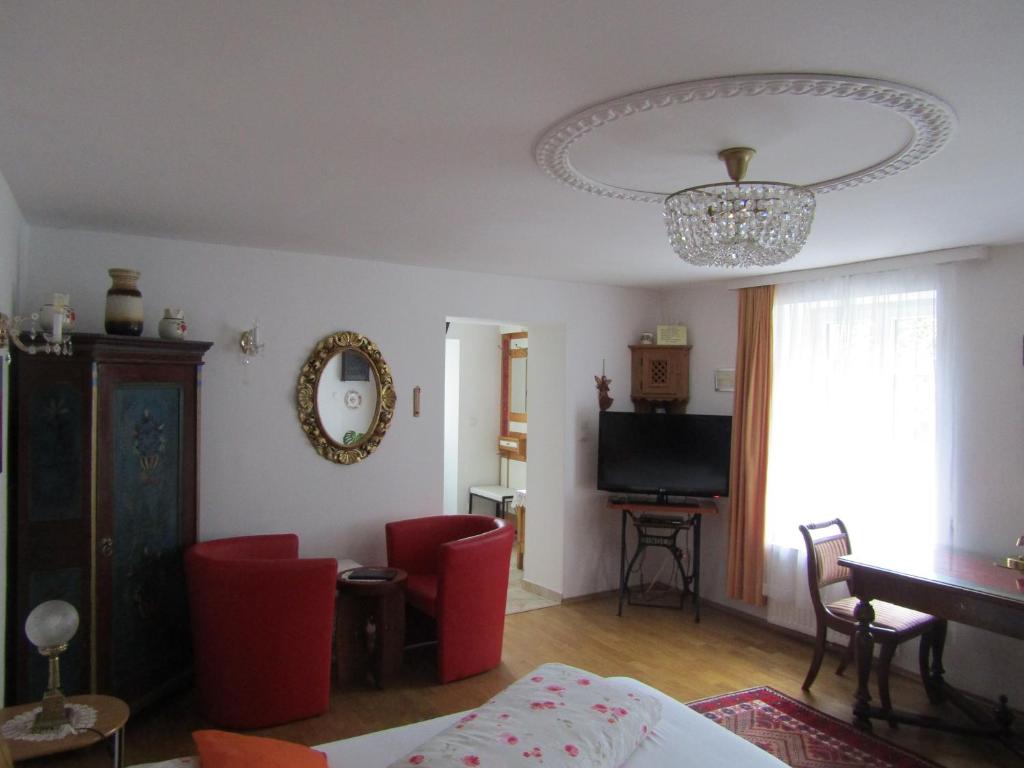 Posezení v ubytování Villa Kreuthhof Appartements