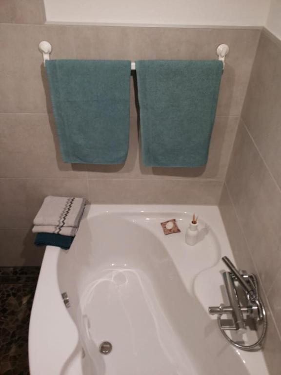 Koupelna v ubytování Gästezimmer Am Hüstert