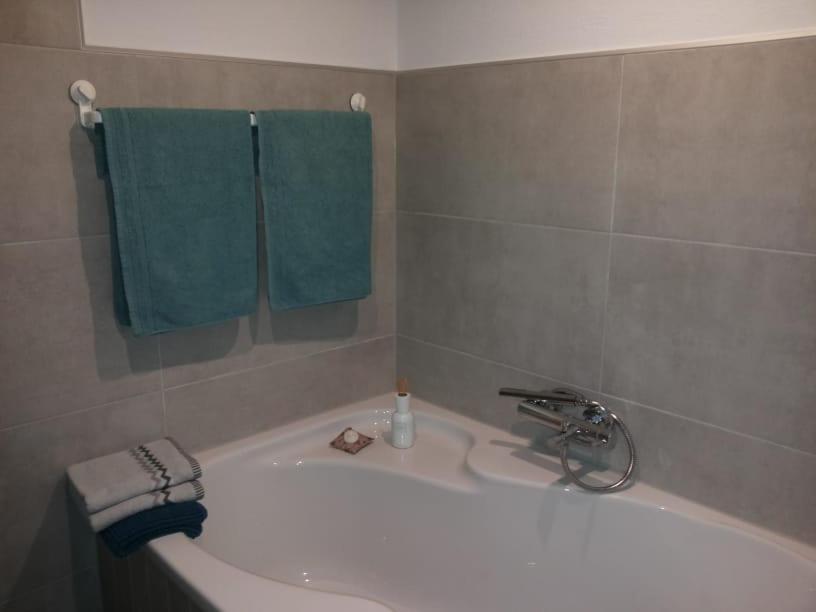 Koupelna v ubytování Gästezimmer Am Hüstert