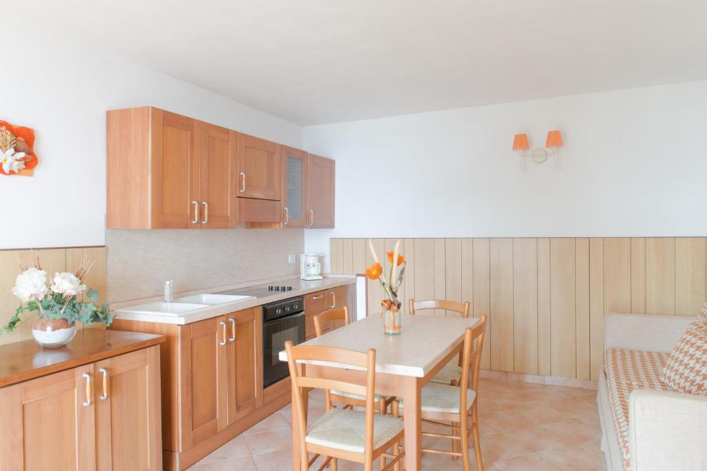 Kuchyň nebo kuchyňský kout v ubytování Village Hotel Lucia