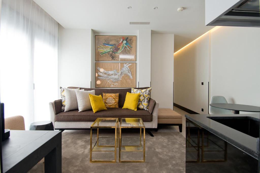 Zona de estar de Amor de Dios 17 Boutique Apartments