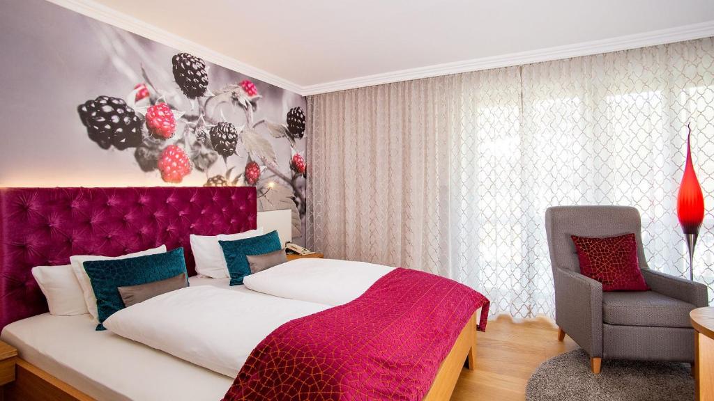 Postel nebo postele na pokoji v ubytování Hotel St. Florian