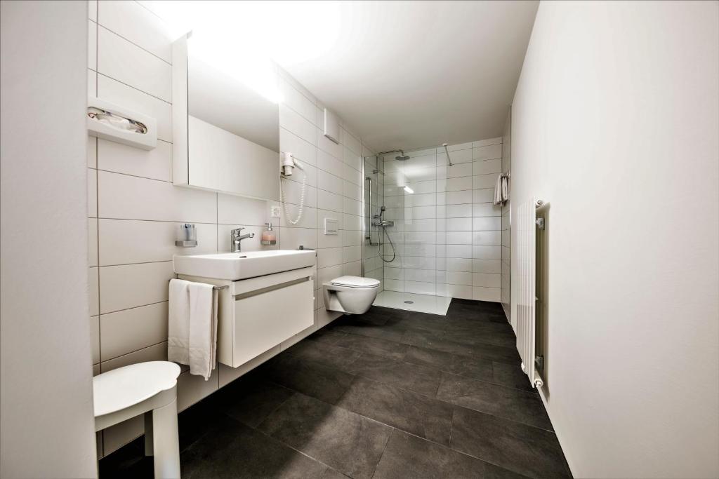 Koupelna v ubytování Hotel Münsterhof