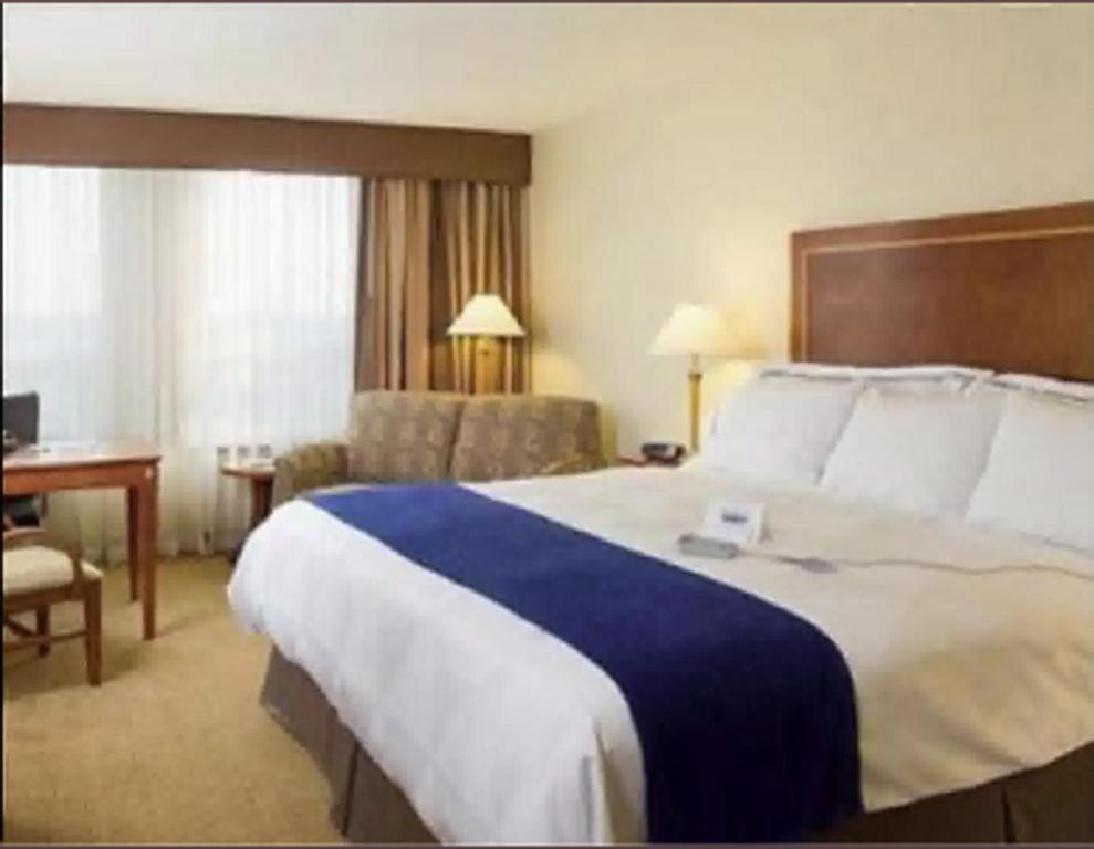 Postel nebo postele na pokoji v ubytování Hotel Executive Suites