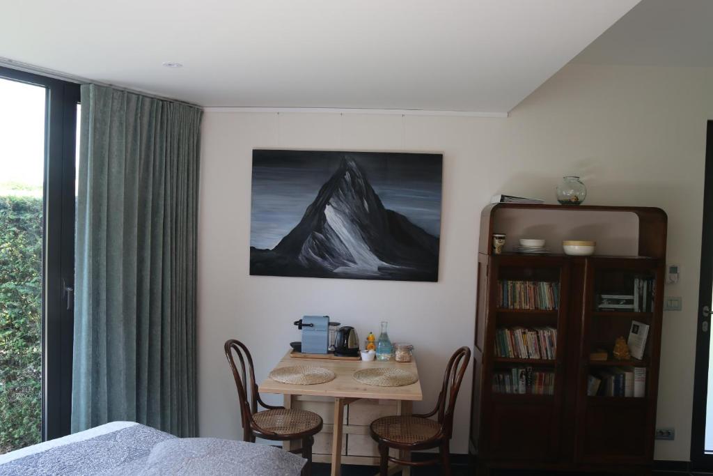 Knihovna v bed and breakfast