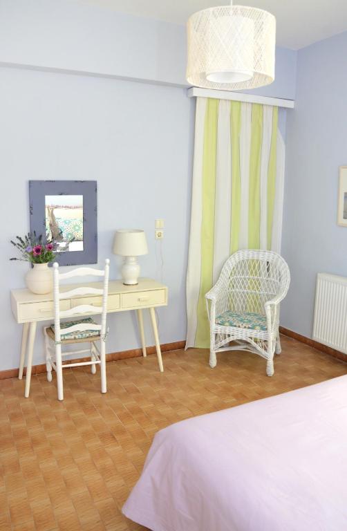 Postel nebo postele na pokoji v ubytování Villa Avly