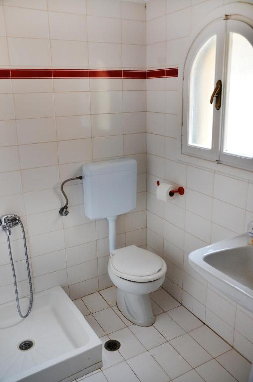 Koupelna v ubytování Villa Avly