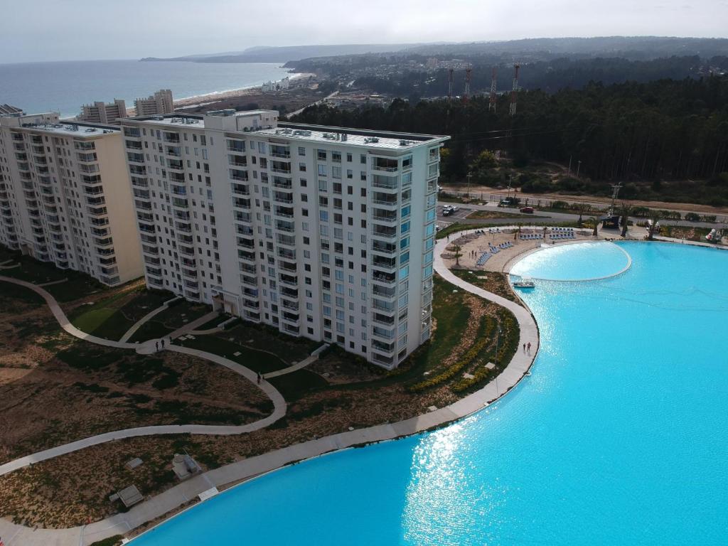 Bazén v ubytování Laguna Bahia 711 Algarrobo nebo v jeho okolí
