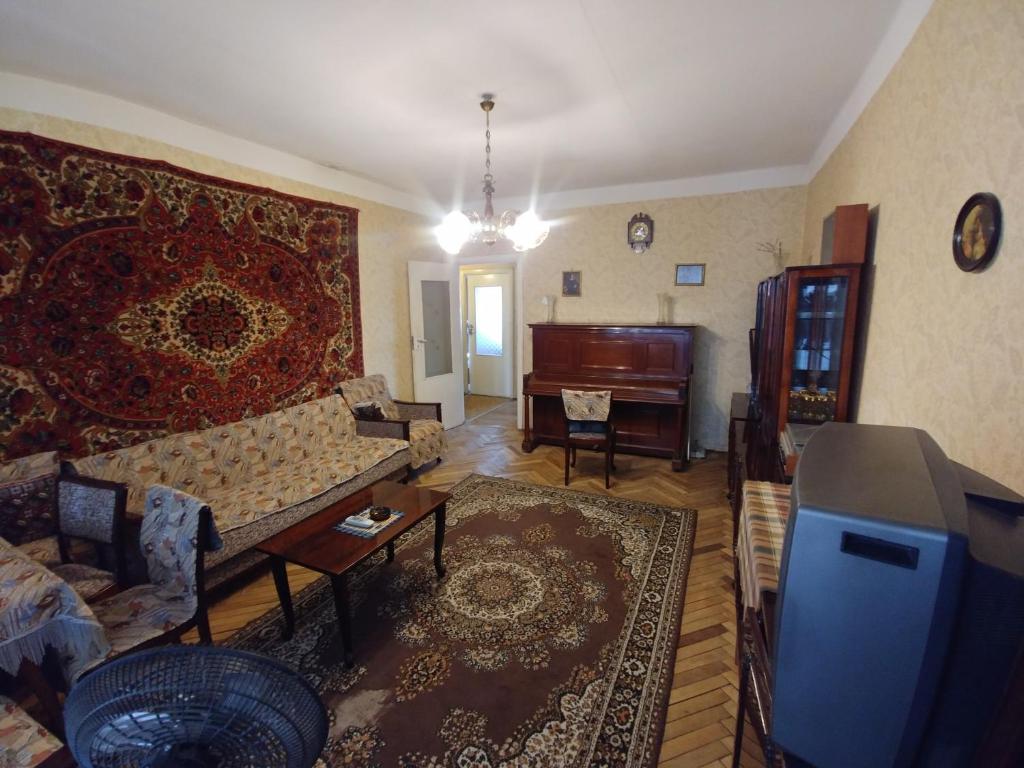 A seating area at Apartment Vintage