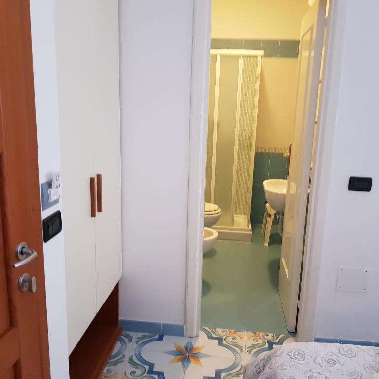 Koupelna v ubytování Hotel Da Maria