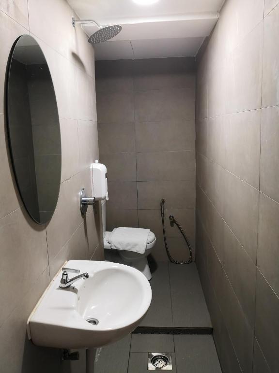 Koupelna v ubytování Comfort Inn