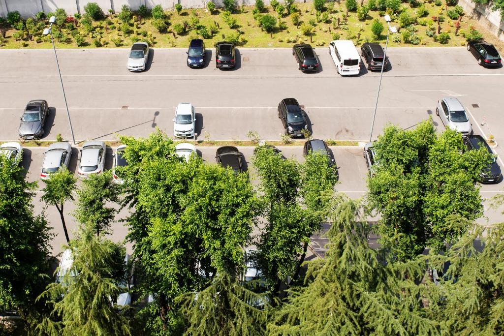 Letecký snímek ubytování Hotel Da Vinci