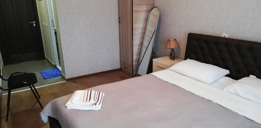 Postel nebo postele na pokoji v ubytování Guesthouse Ori Beli in Mestia