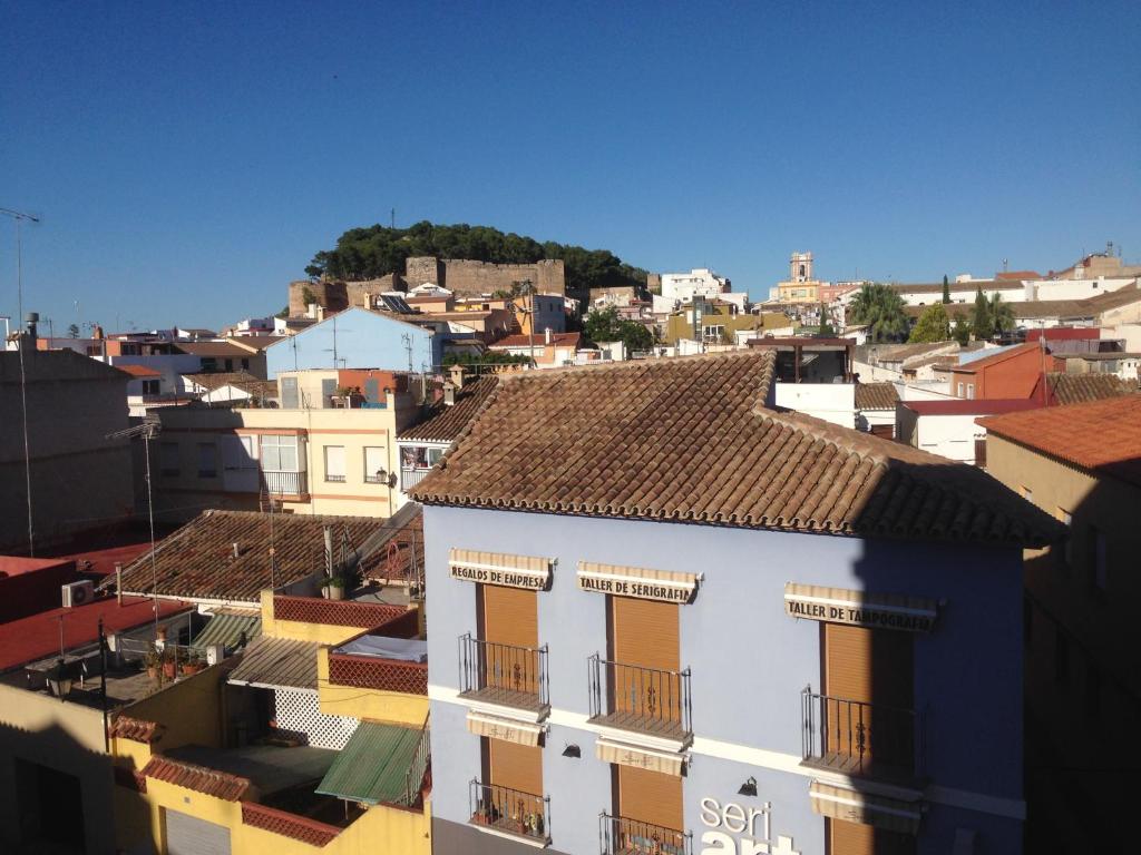 Nespecifikovaný výhled na destinaci Denia nebo výhled na město při pohledu z apartmánu