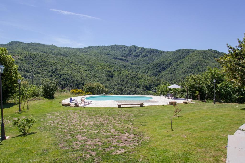 Nespecifikovaný výhled na hory nebo výhled na hory při pohledu z bed and breakfast