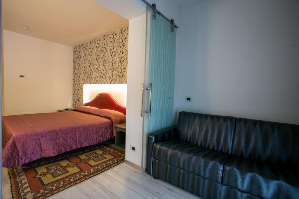 Postel nebo postele na pokoji v ubytování Design Oberosler Hotel