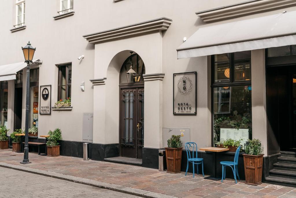 Budova, v ktorej sa apartmánový hotel nachádza