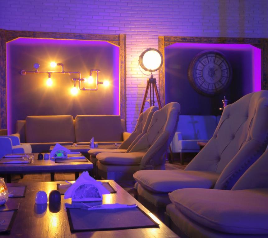 Posezení v ubytování Abou Sofiane Hotel