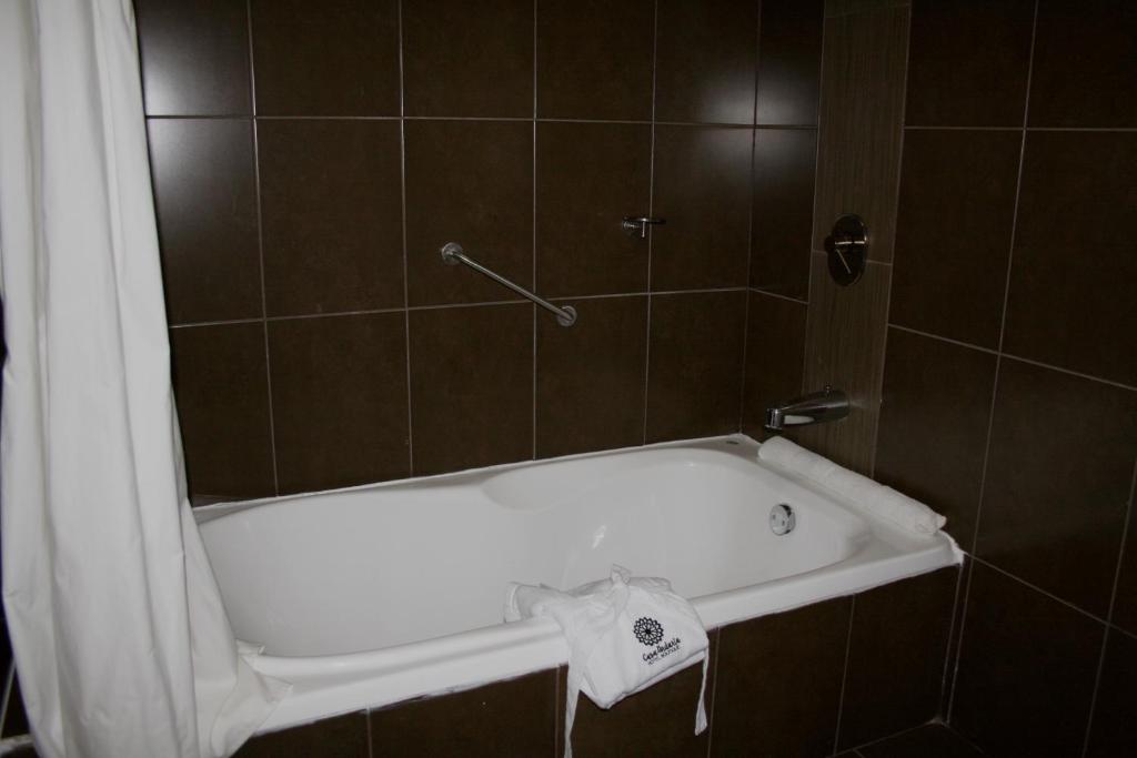 Koupelna v ubytování Hotel Casa Andaria