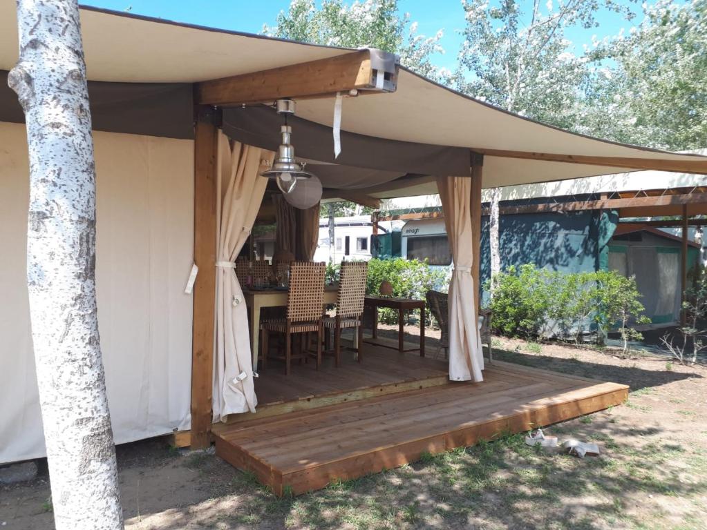 Zahrada ubytování Camping Paradiso
