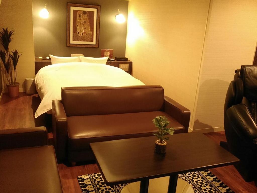 Postel nebo postele na pokoji v ubytování Hotel Dio (Adult Only)