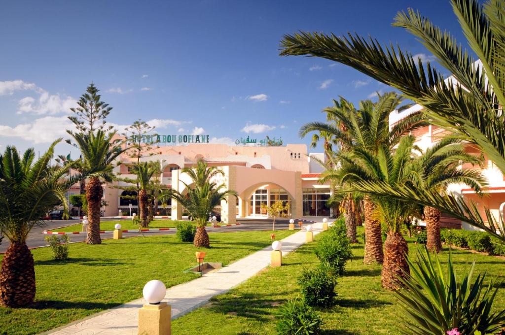 Zahrada ubytování Abou Sofiane Hotel
