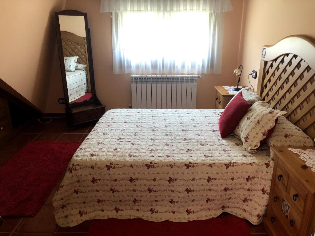 Postel nebo postele na pokoji v ubytování O Capricho