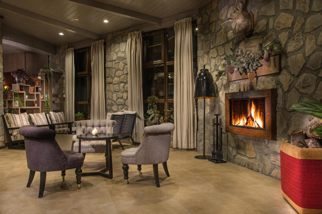 Posezení v ubytování Boutique Hotel Uniqato