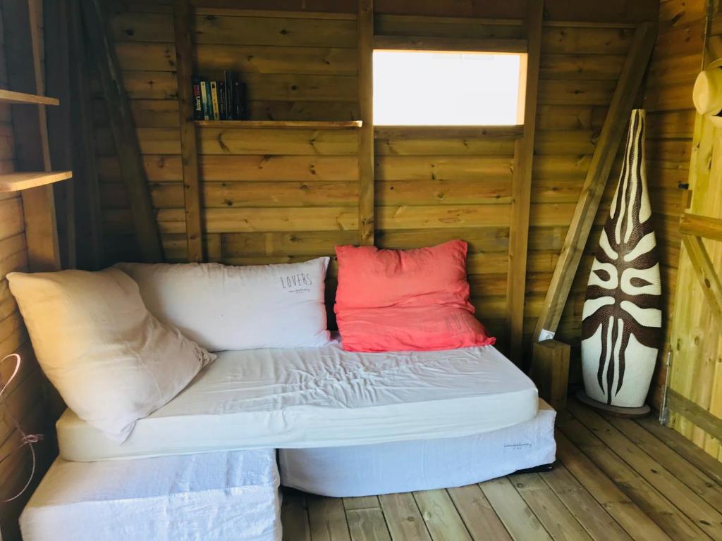 Posezení v ubytování Bungalow de charme vue mer