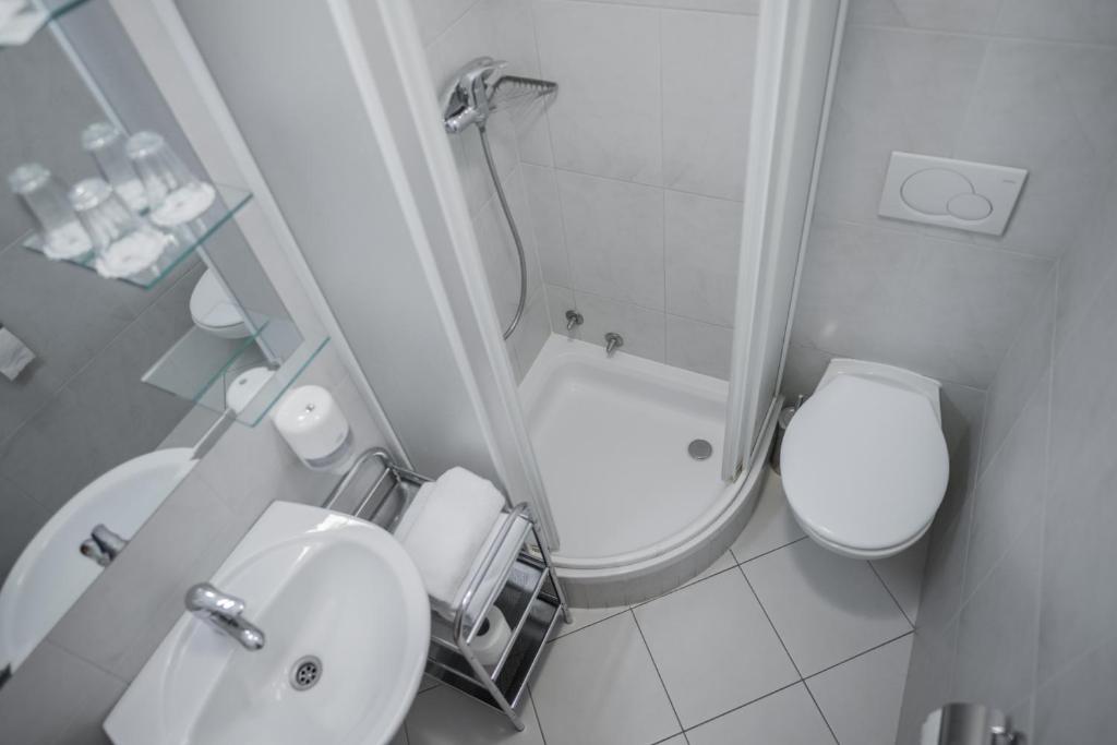 Koupelna v ubytování Hotel Tabor Maribor