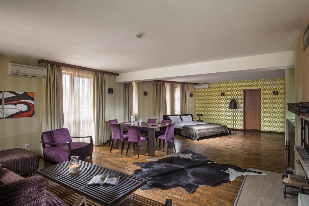Posezení v ubytování Boutique Hotel Uniqato