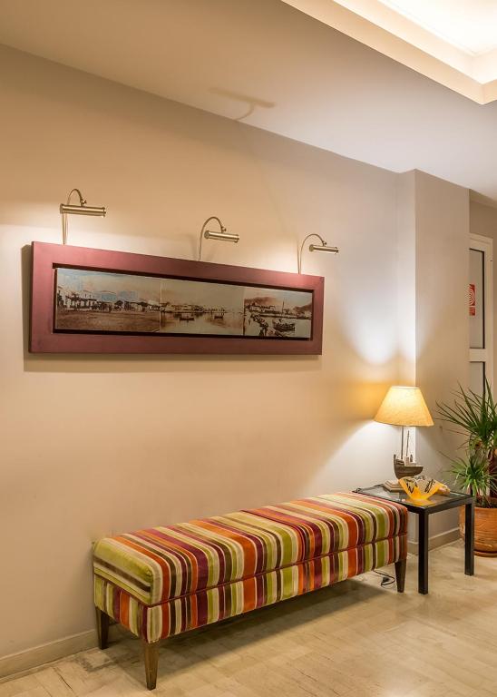 Posezení v ubytování Galini Hotel