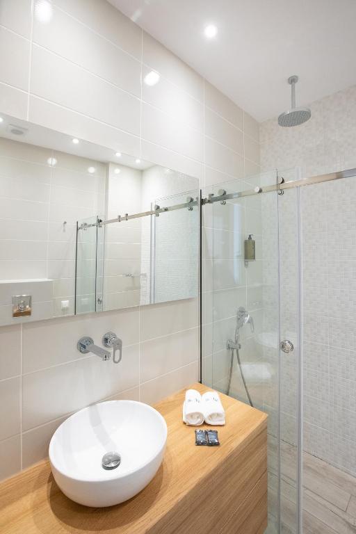 Koupelna v ubytování Suites Sole