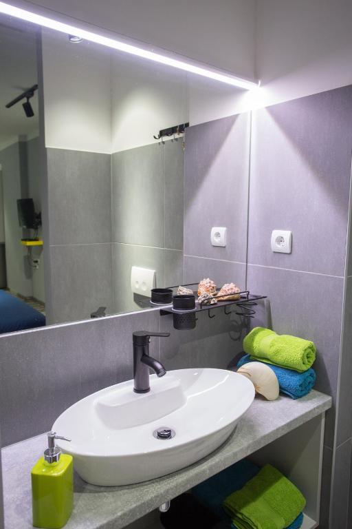 Kúpeľňa v ubytovaní Malena rooms