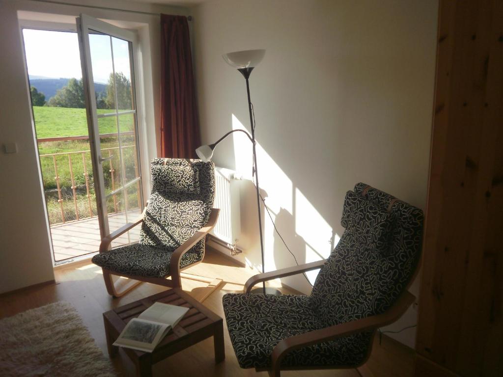 Posezení v ubytování Apartman Hrabice